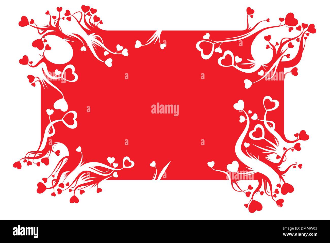 Carte de la Saint-Valentin décoration Illustration de Vecteur