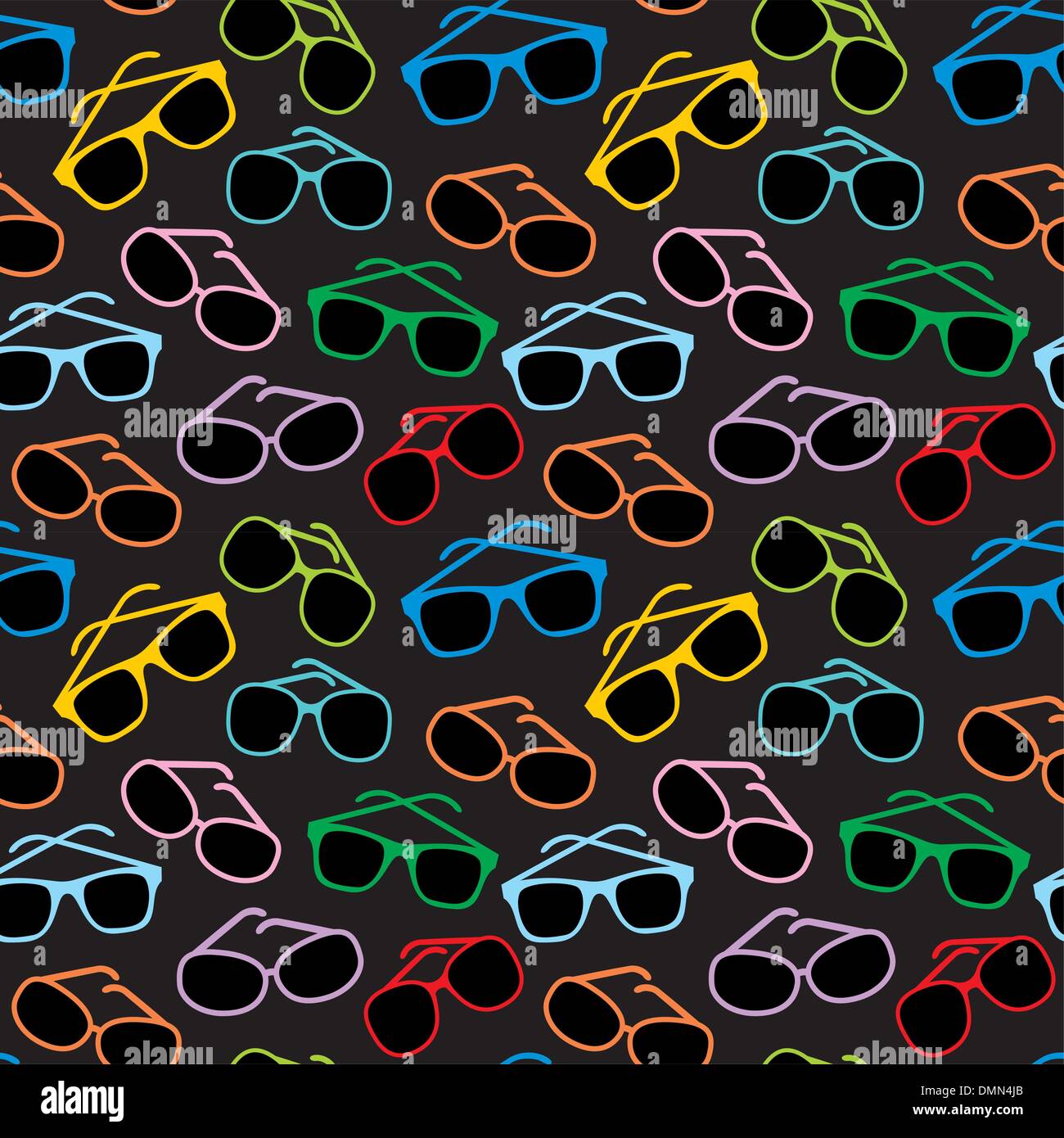 Modèle d'accessoires lunettes de soleil transparent Illustration de Vecteur