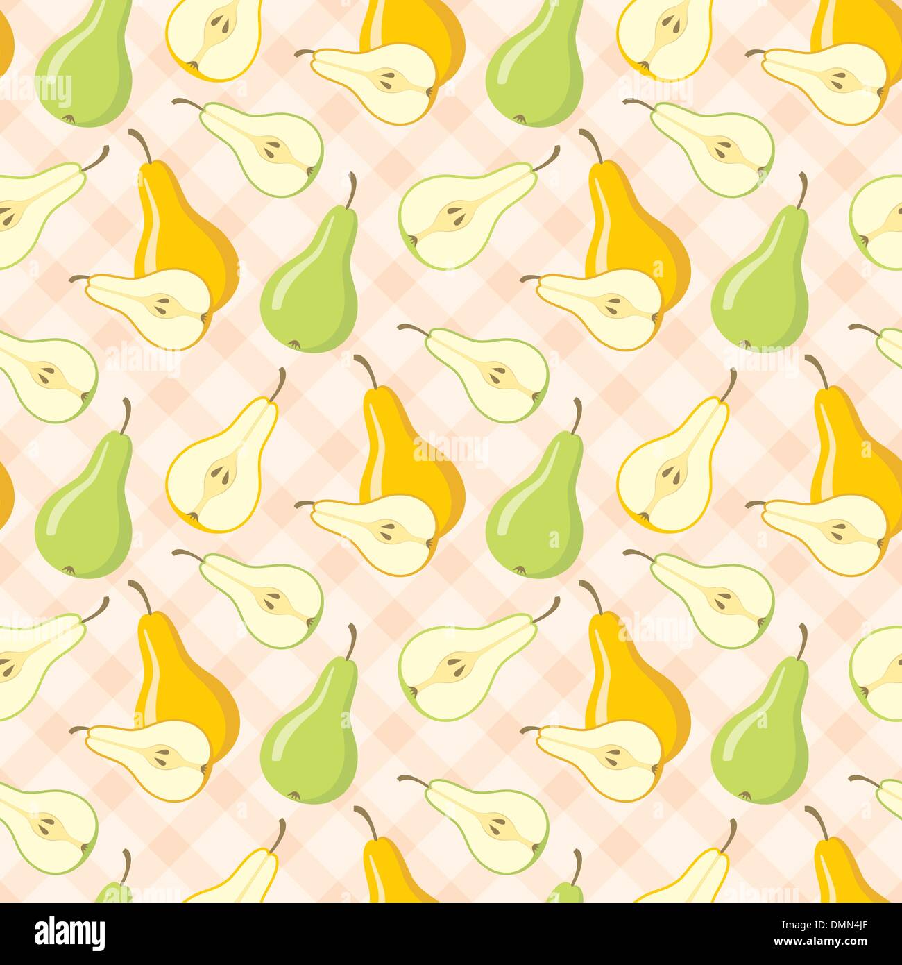 Motif poires transparente Illustration de Vecteur