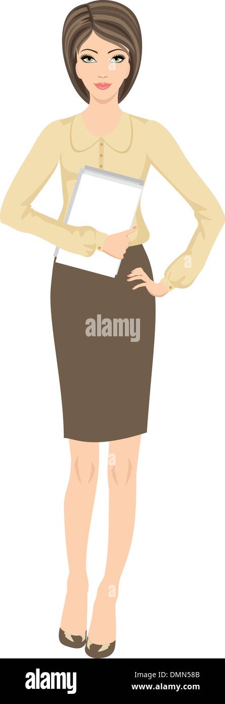 Femme d’affaires Illustration de Vecteur