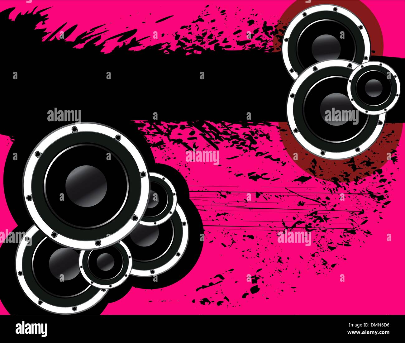Haut-parleurs Illustration de Vecteur