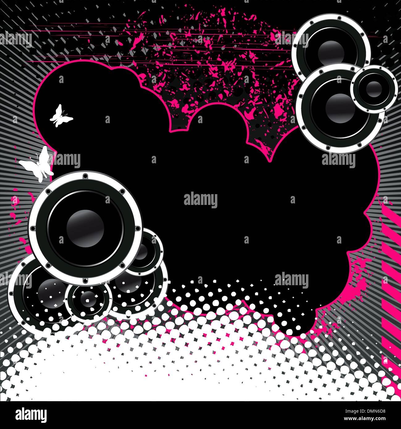 Haut-parleurs Illustration de Vecteur