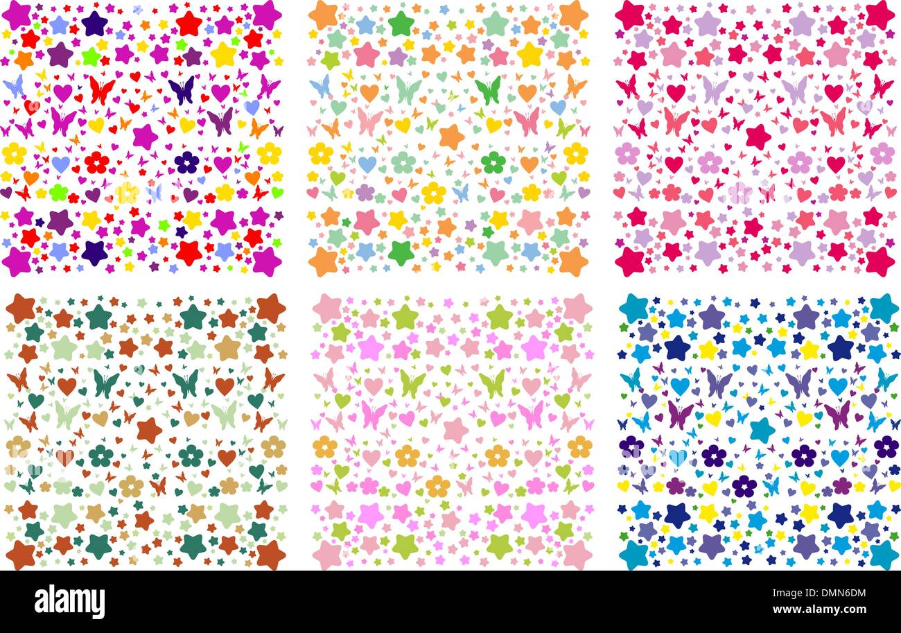 Ensemble de milieux abstrait Illustration de Vecteur