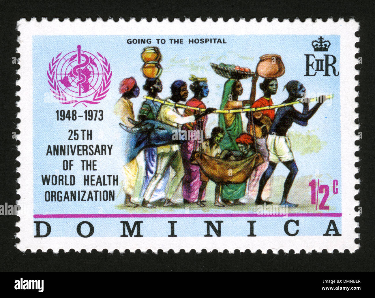 République dominicaine, timbre-poste, poste, poste, timbres, timbres Banque D'Images
