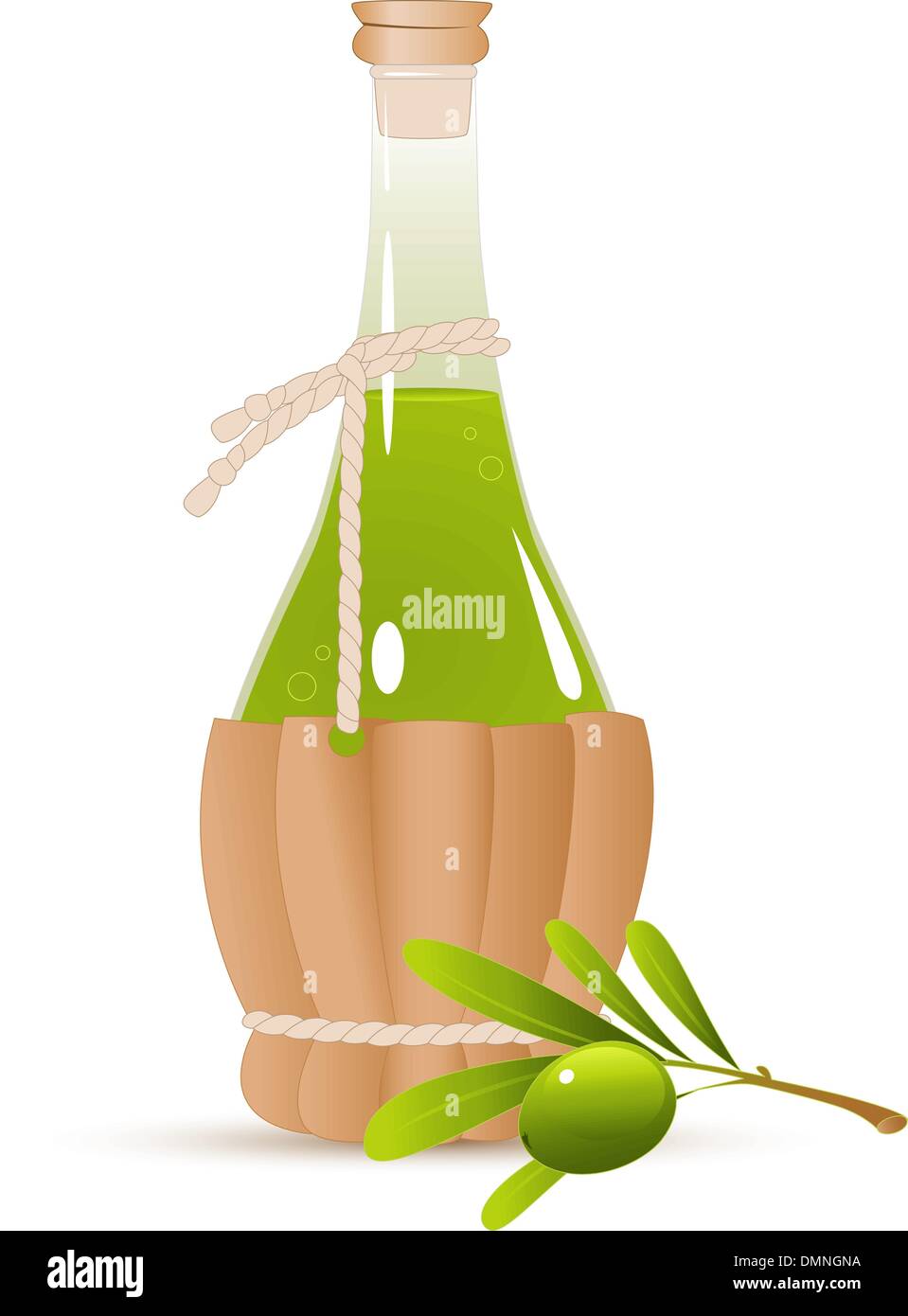 huile d’olive Illustration de Vecteur