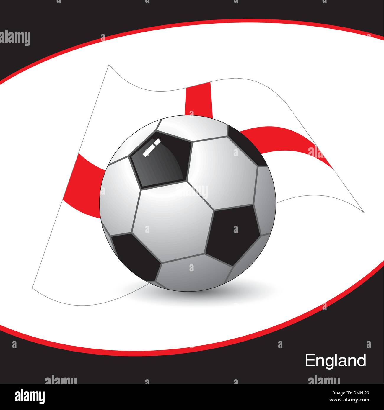 drapeau-de-football-angleterre-banque-d-images-vectorielles-alamy