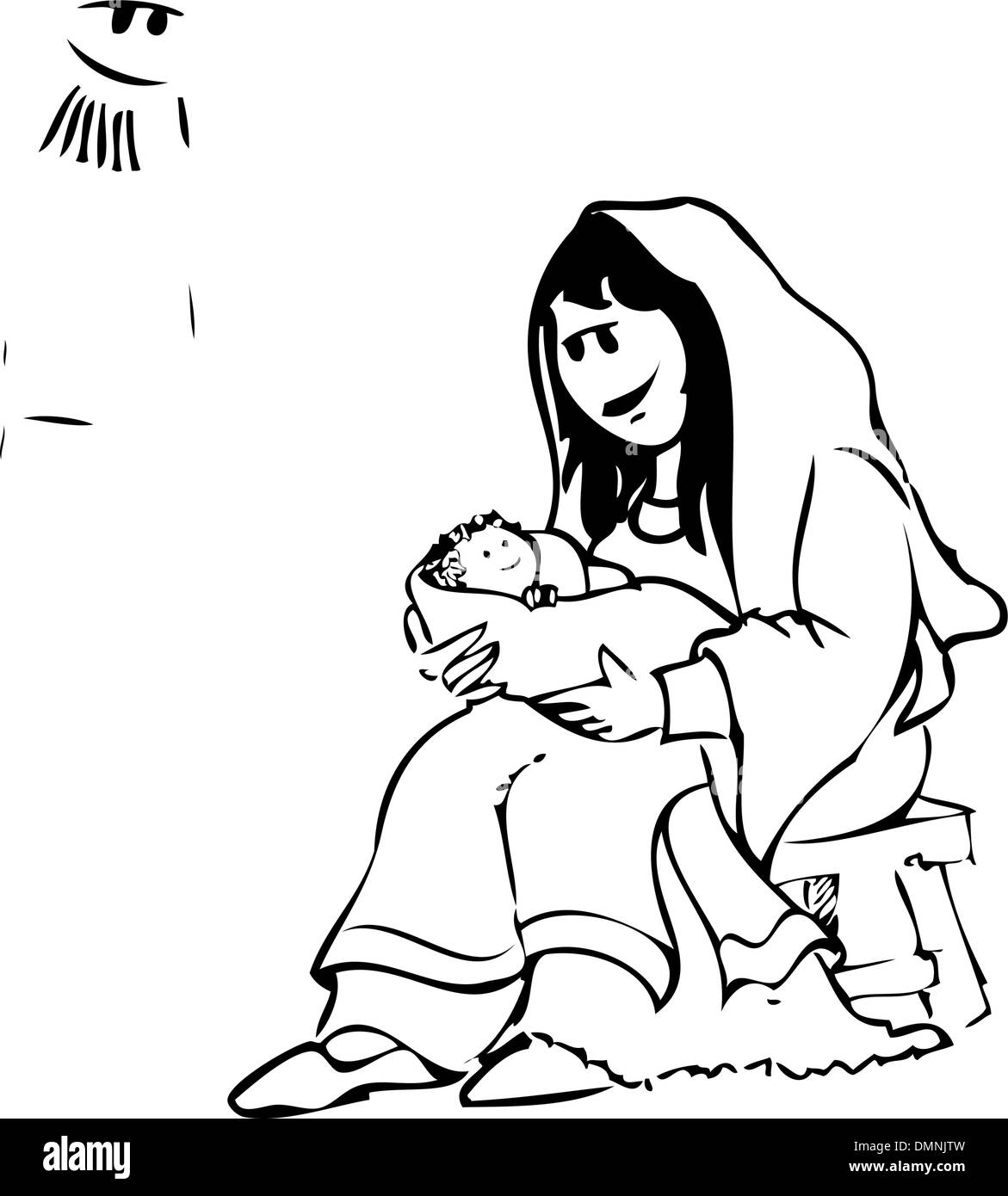 Natividad Illustration de Vecteur