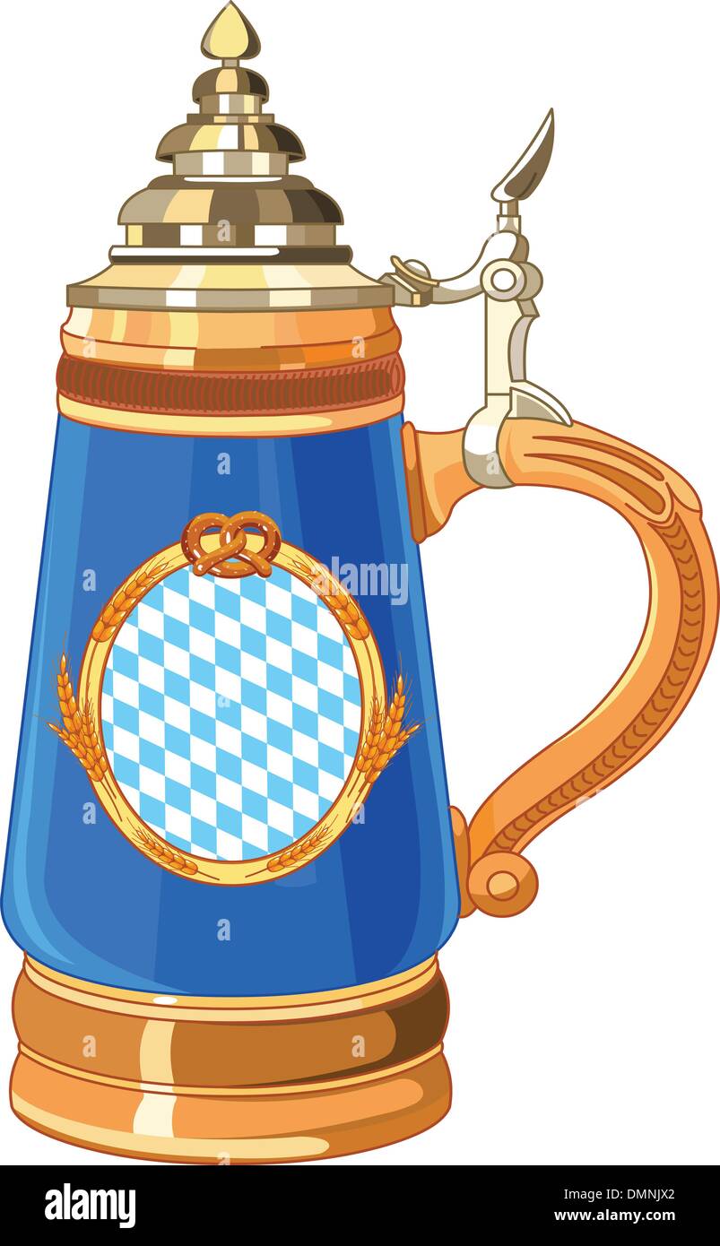Oktoberfest Mug Illustration de Vecteur