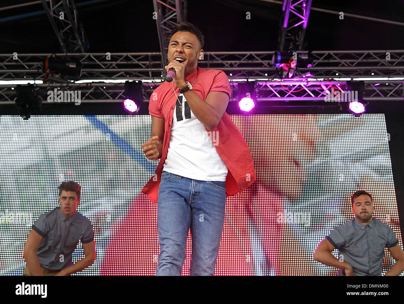 Marcus Collins Liverpool Fierté 2012 tenue à Stanley Street trimestre & Liverpool Pier Head Liverpool Angleterre - 04.08.12 Banque D'Images