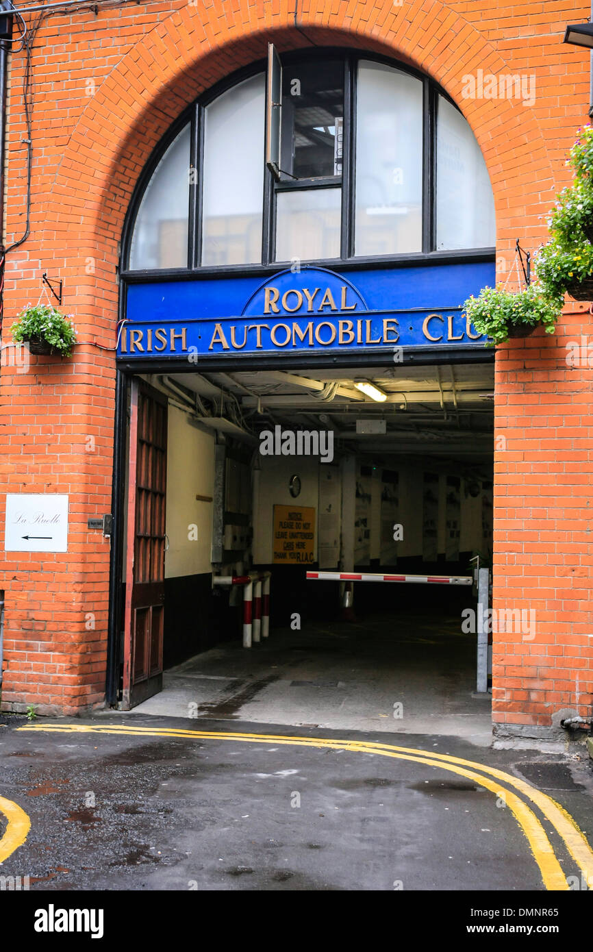 La construction Automobile Club irlandais à Dublin Banque D'Images