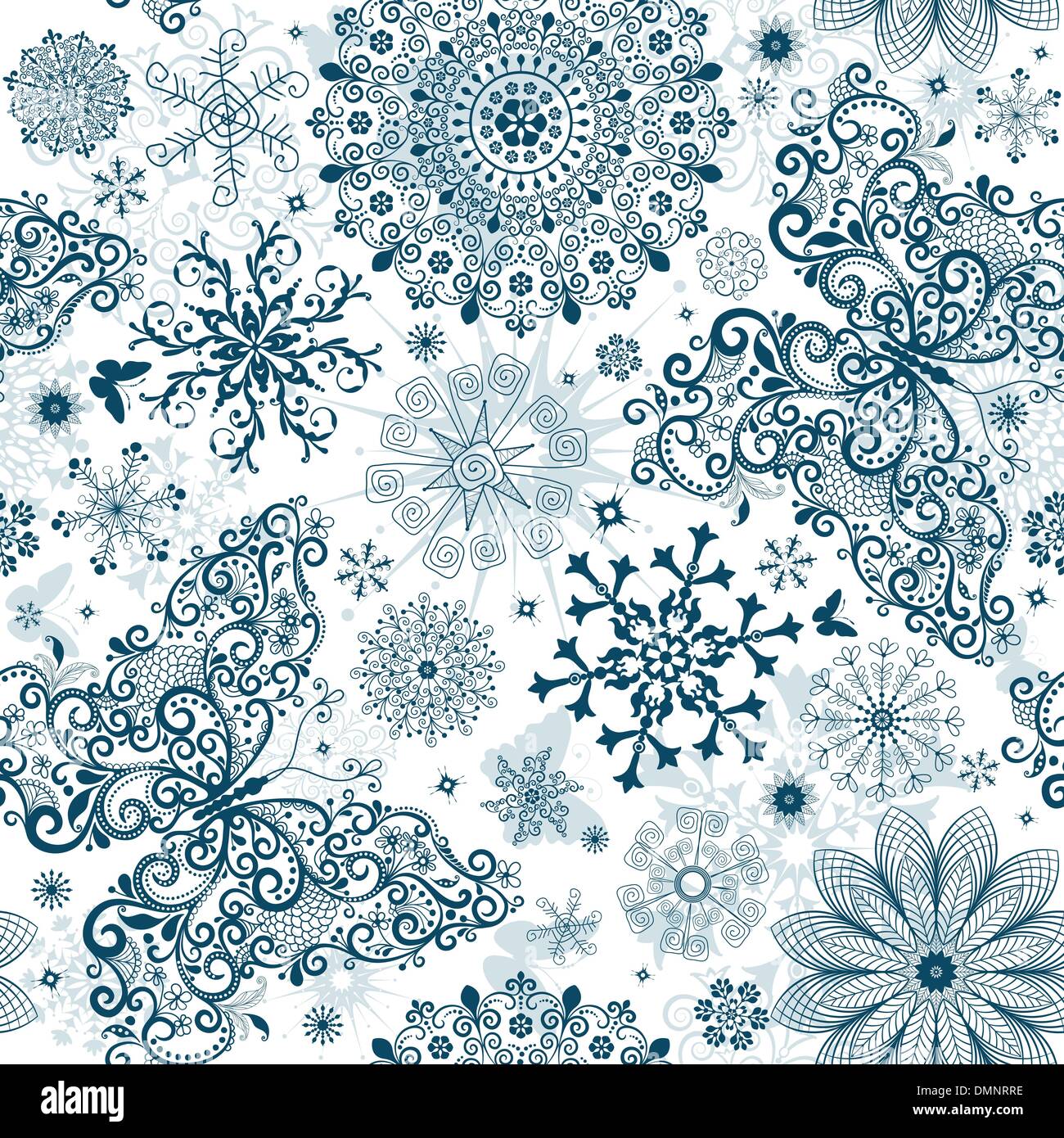 Motif transparent Vintage Noël Illustration de Vecteur