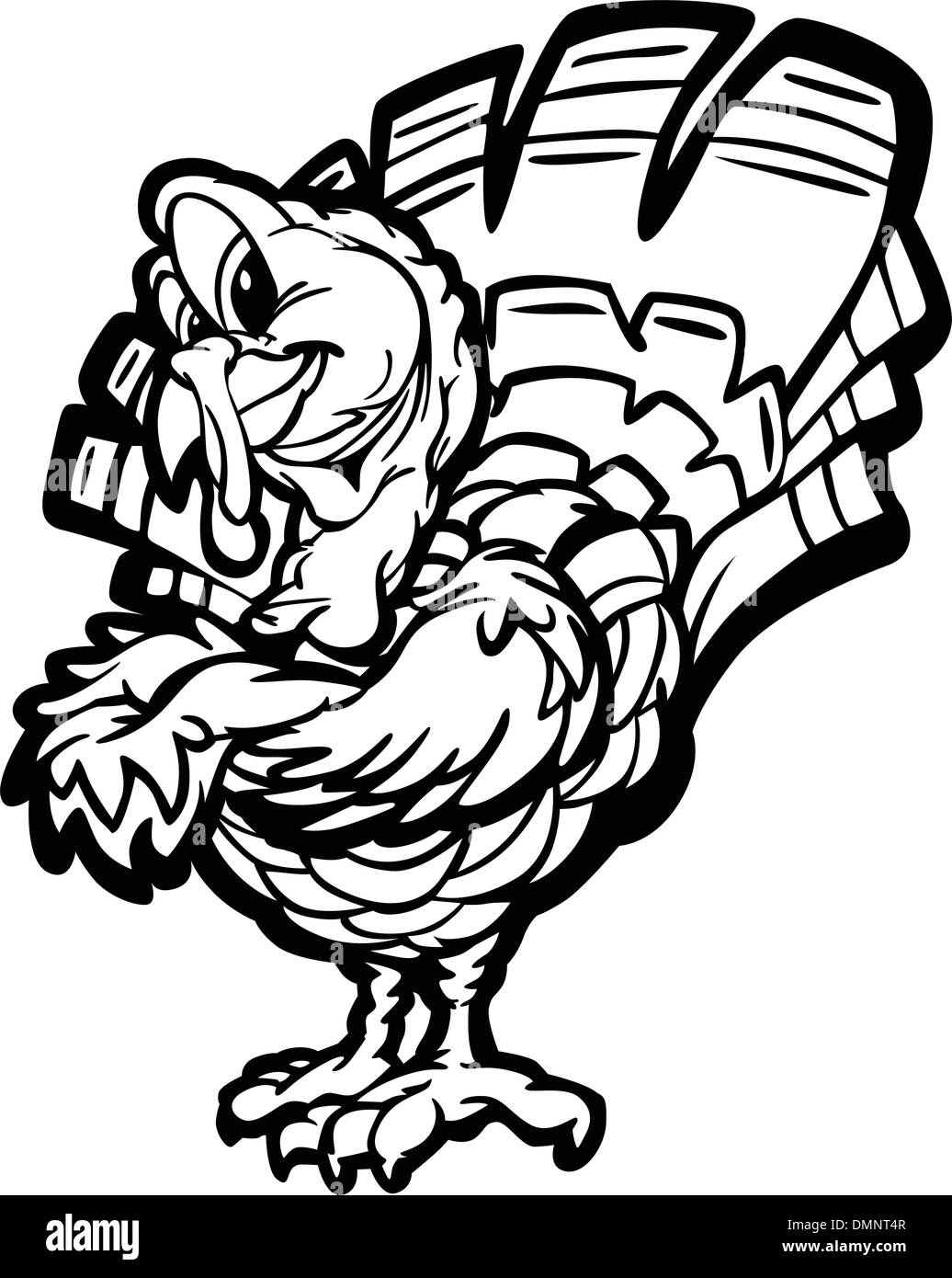 Vacances de Thanksgiving heureux Turquie Cartoon Vector Illustration Illustration de Vecteur