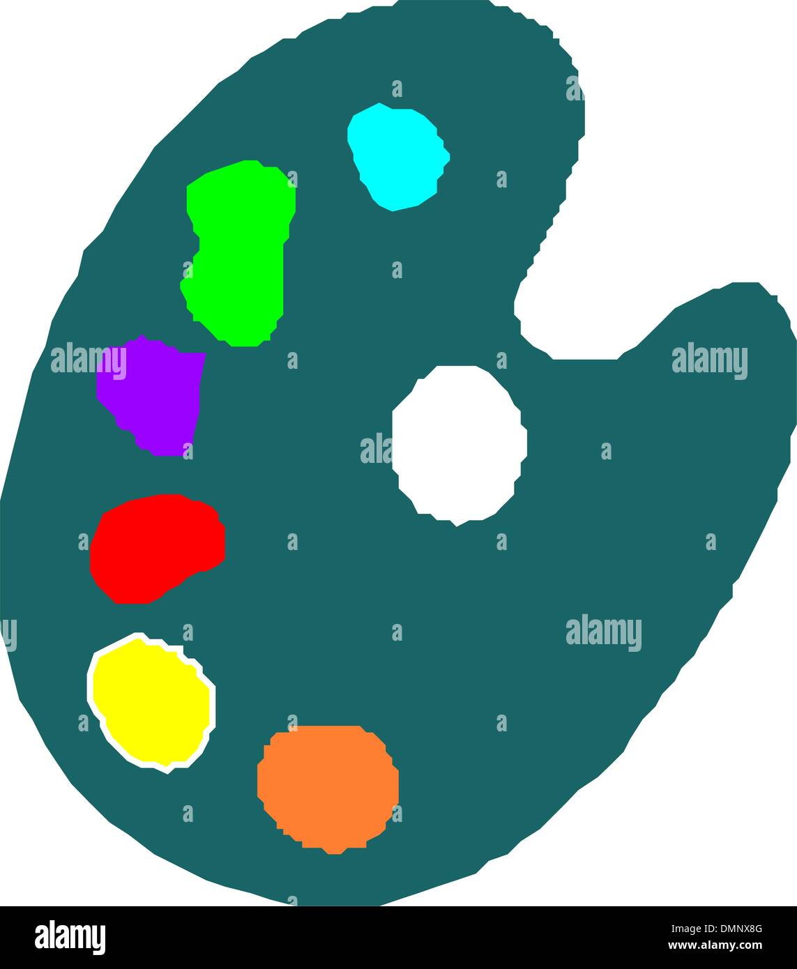 Palette en bois Illustration de Vecteur