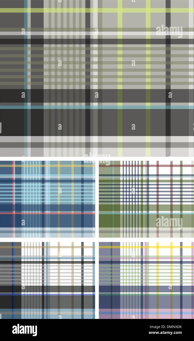 Vérifier sans couture textile pattern Illustration de Vecteur