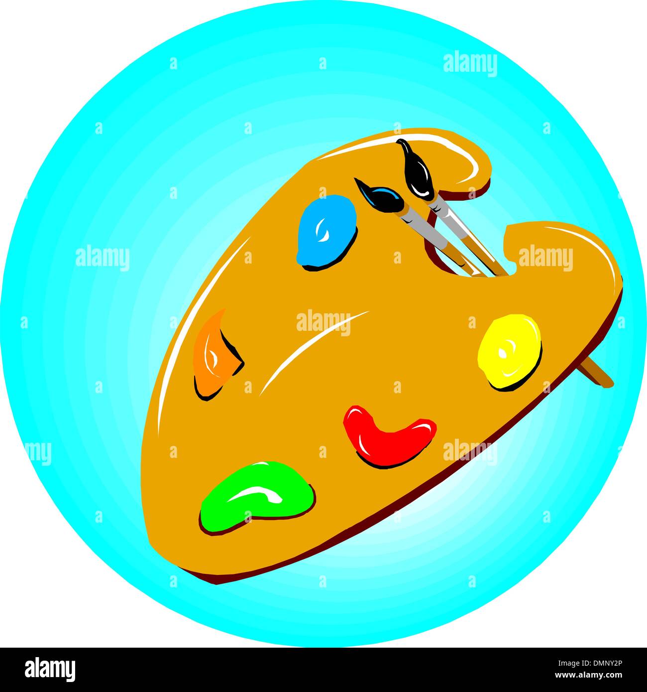 Palette de Illustration de Vecteur