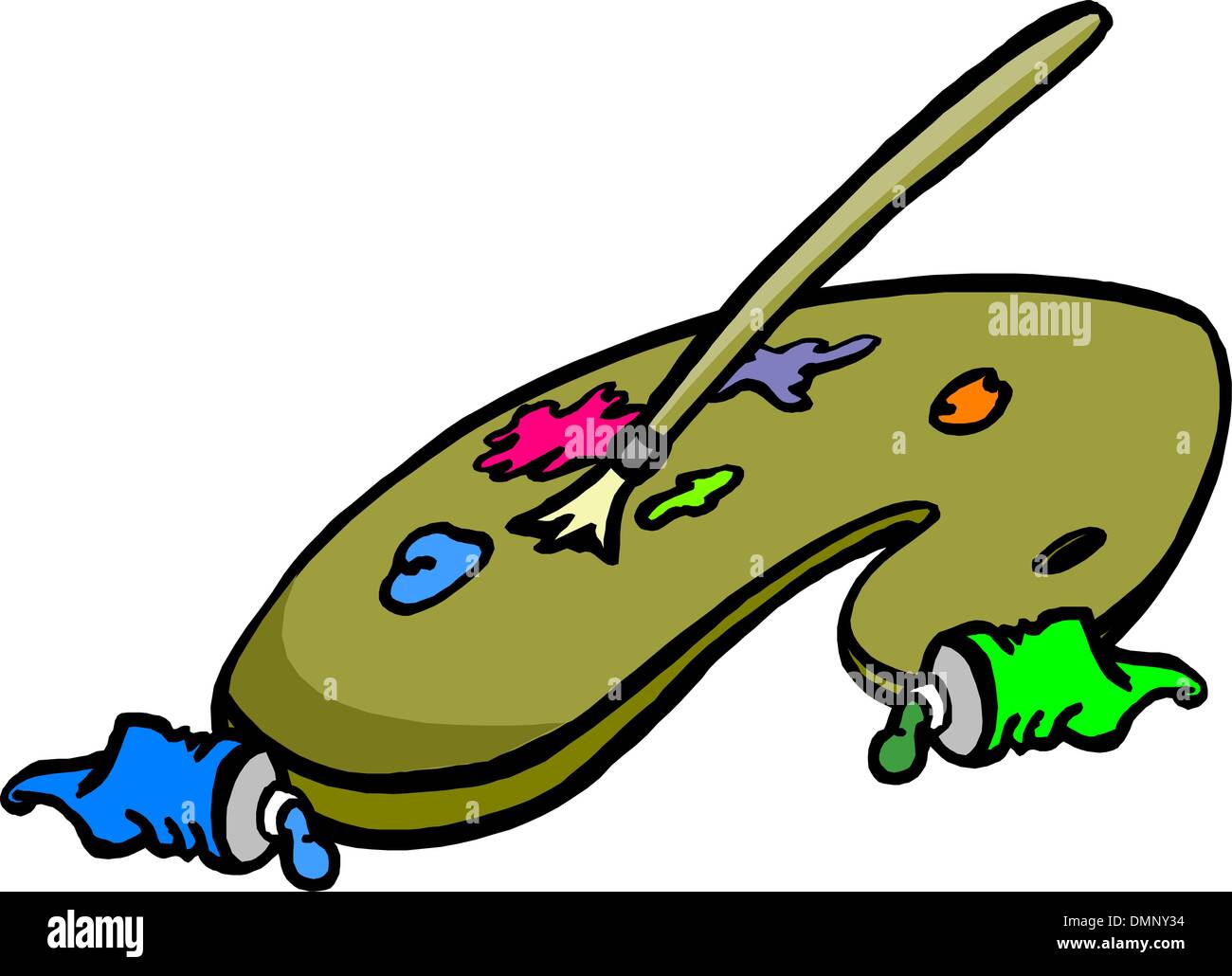 Palette de Illustration de Vecteur