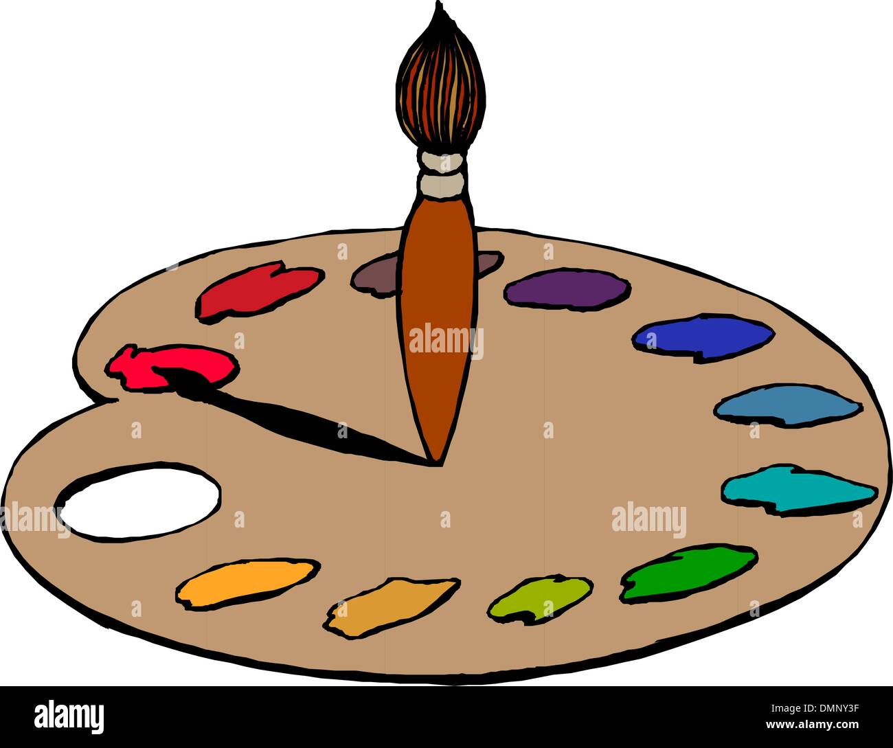 Palette de Illustration de Vecteur