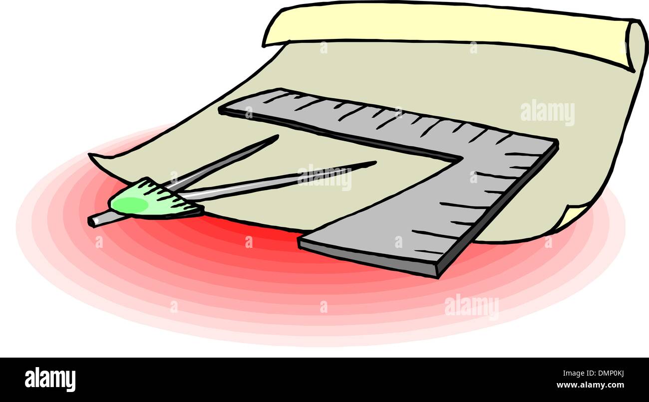 Les sujets d'écriture Illustration de Vecteur