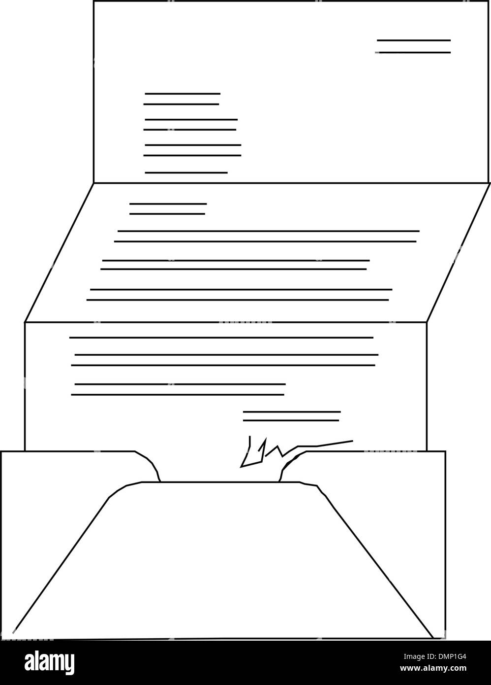 bilan financier Illustration de Vecteur