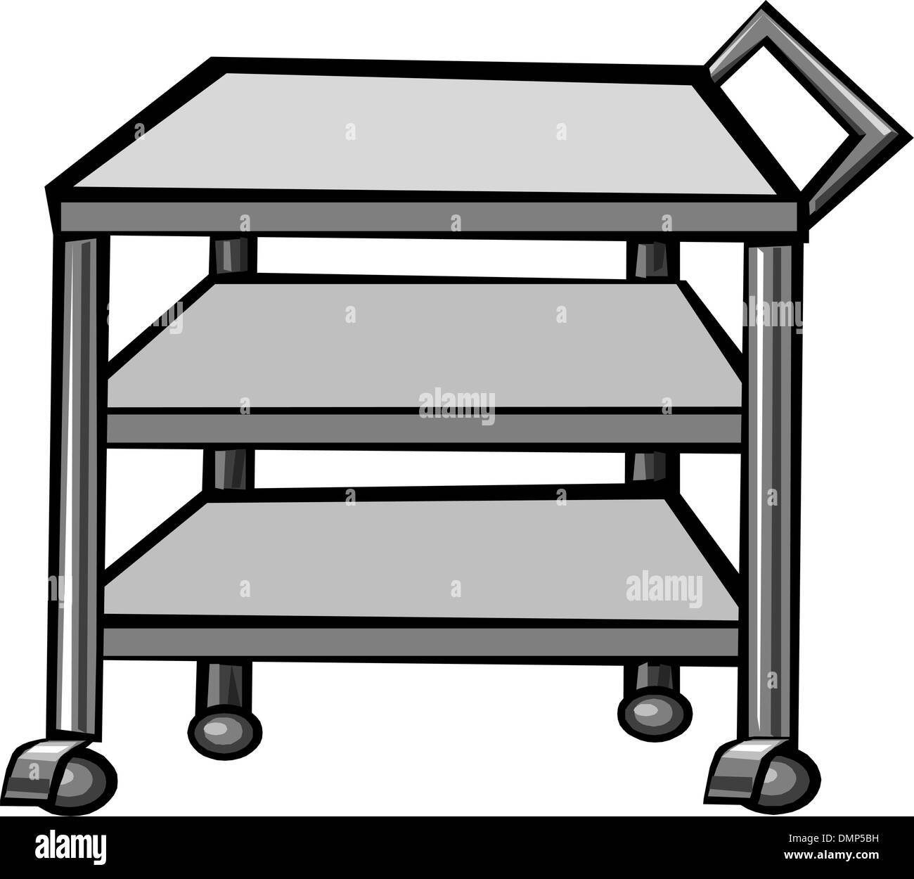 Tables de laboratoire Illustration de Vecteur