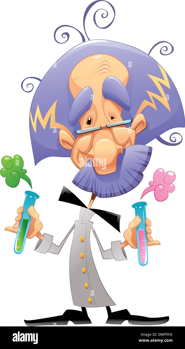 Savant Fou Image Vectorielle Stock Alamy