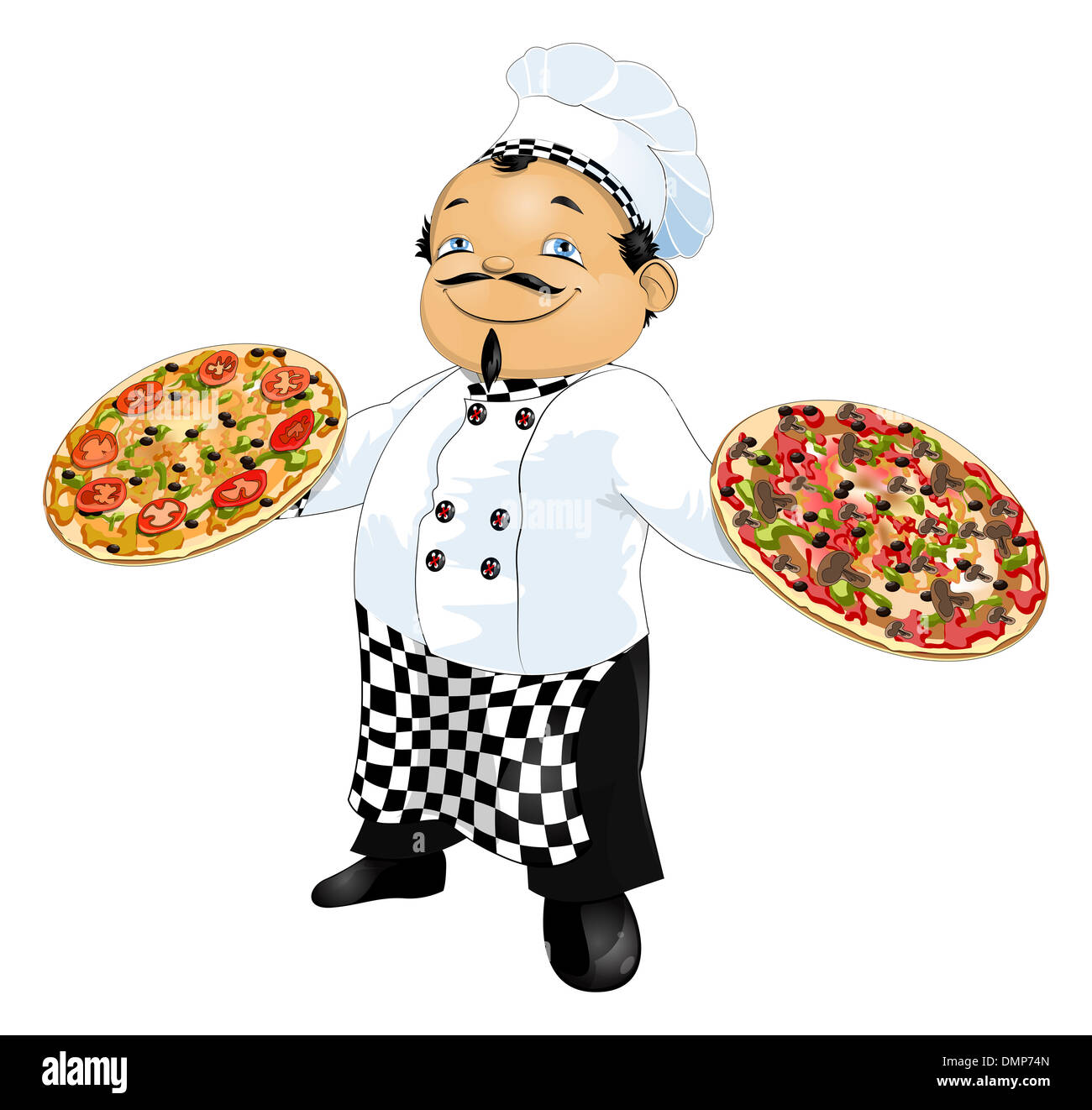 maître de la pizza Banque D'Images