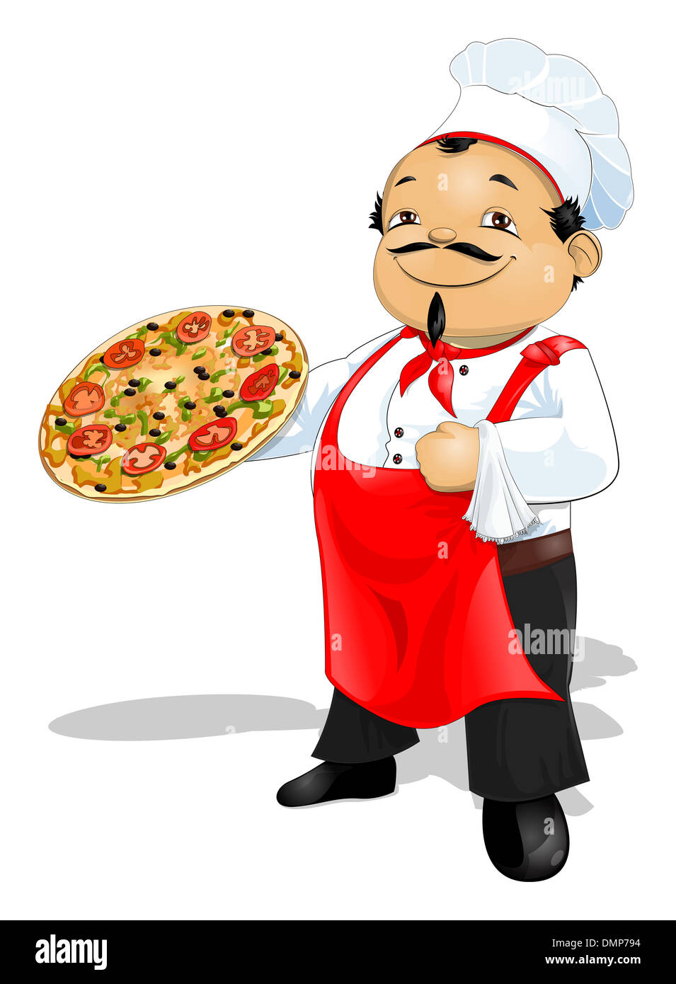 maître de la pizza Banque D'Images