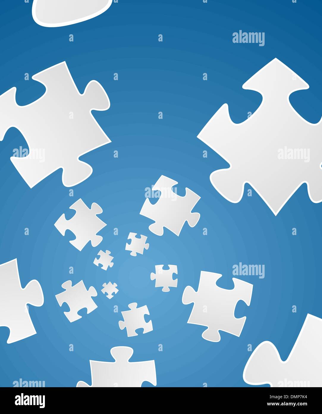 tempête de puzzle Illustration de Vecteur