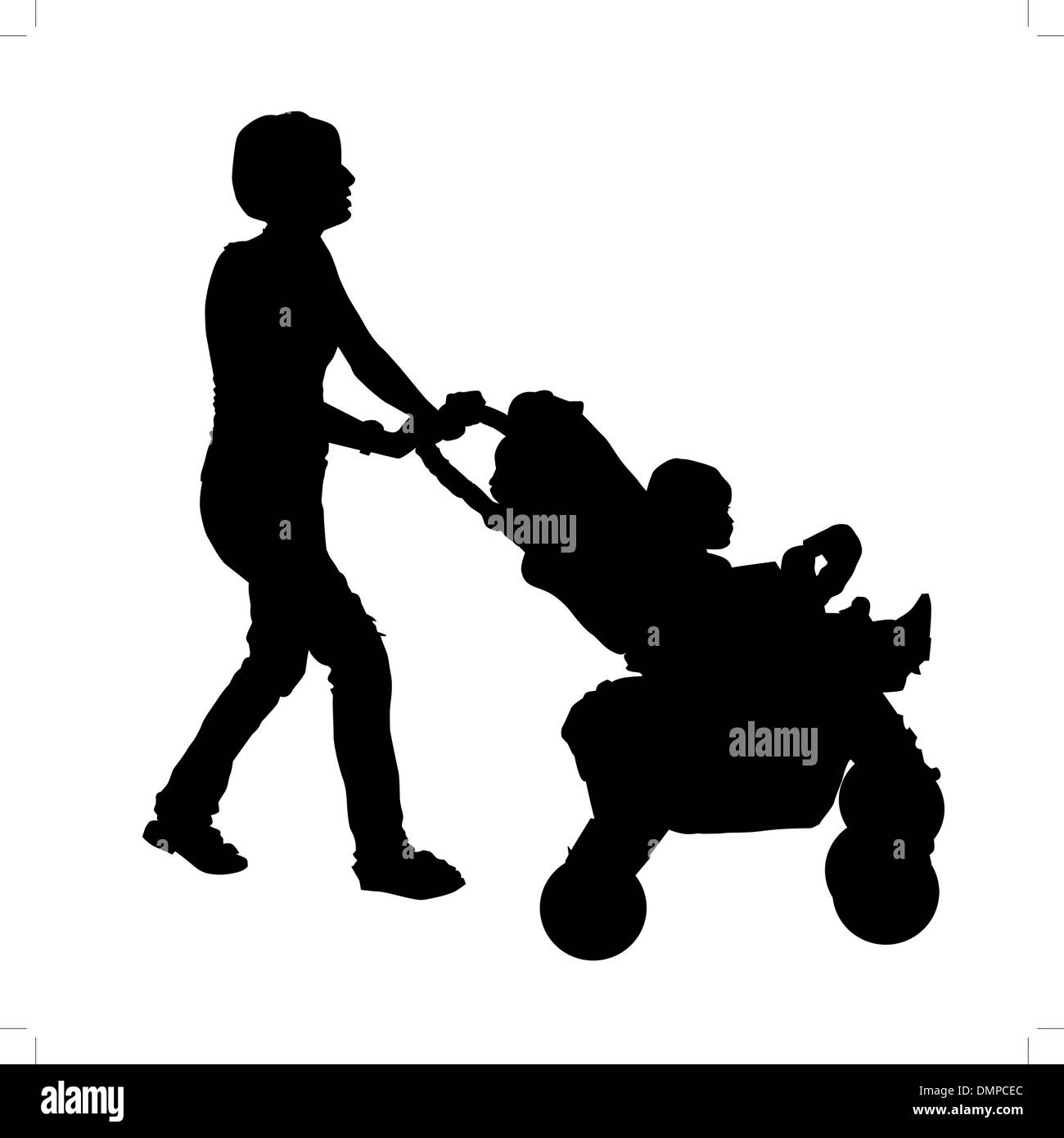Silhouette D Une Mere Avec Une Poussette Et Un Bebe Image Vectorielle Stock Alamy Silhouette D Une Mere Avec Une Poussette Et Un Bebe Image Vectorielle Stock Alamy