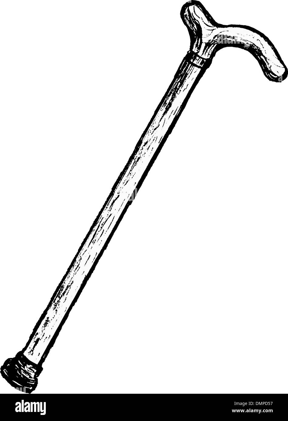 Bâton de marche, image vectorielle Illustration de Vecteur
