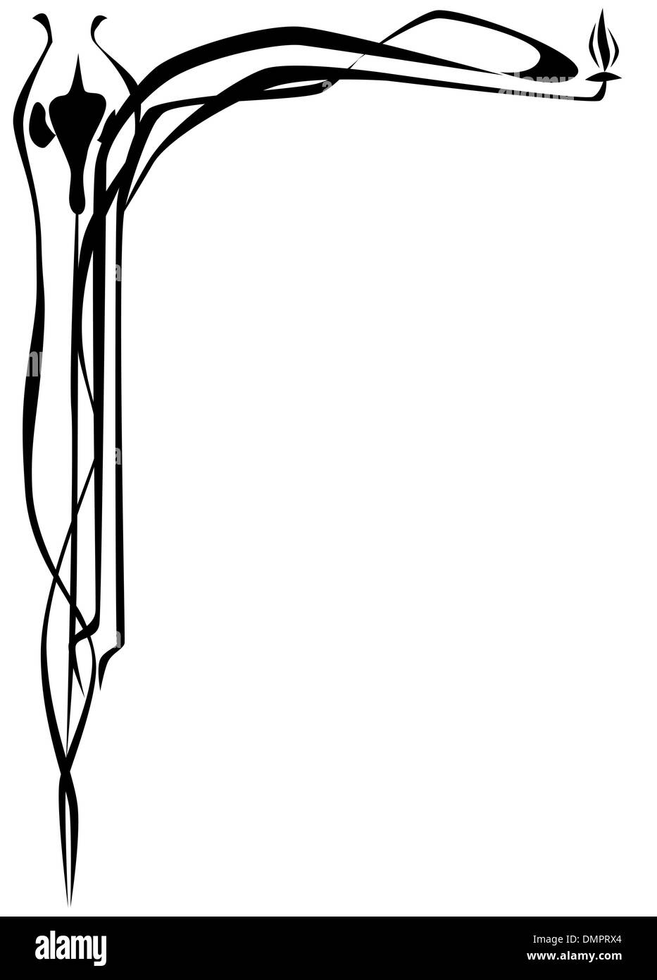 Conception Frontière Art Déco Illustration de Vecteur