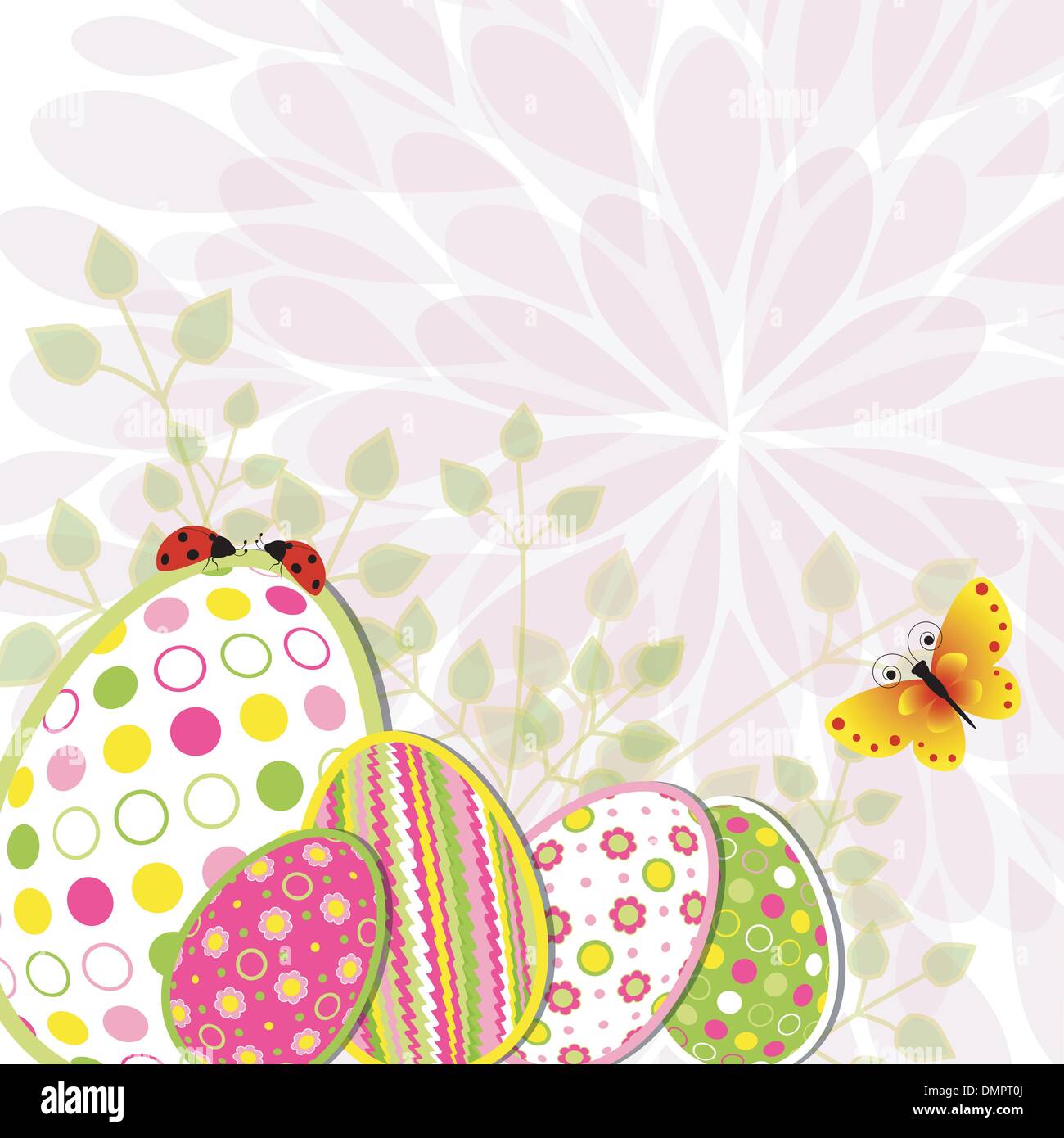 Vacances de Pâques colorés illustration Illustration de Vecteur