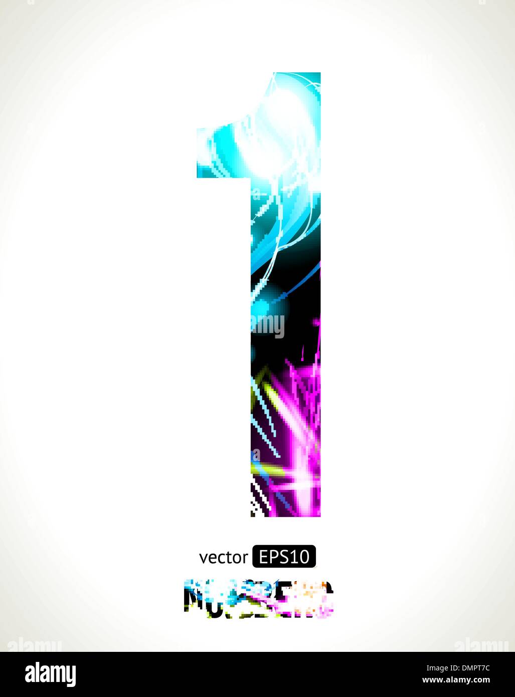 Numéros de vecteur Illustration de Vecteur