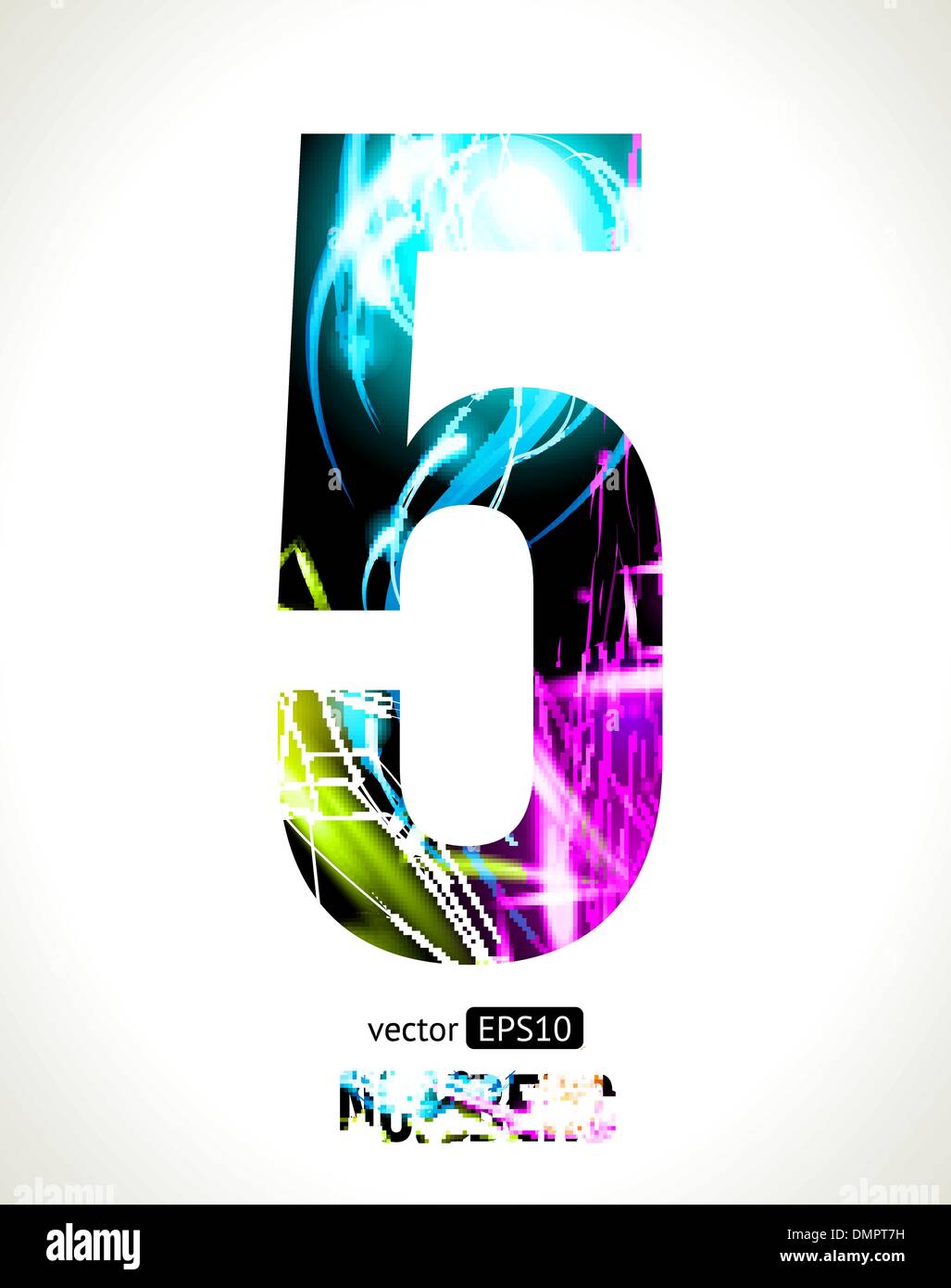 Numéros de vecteur Illustration de Vecteur