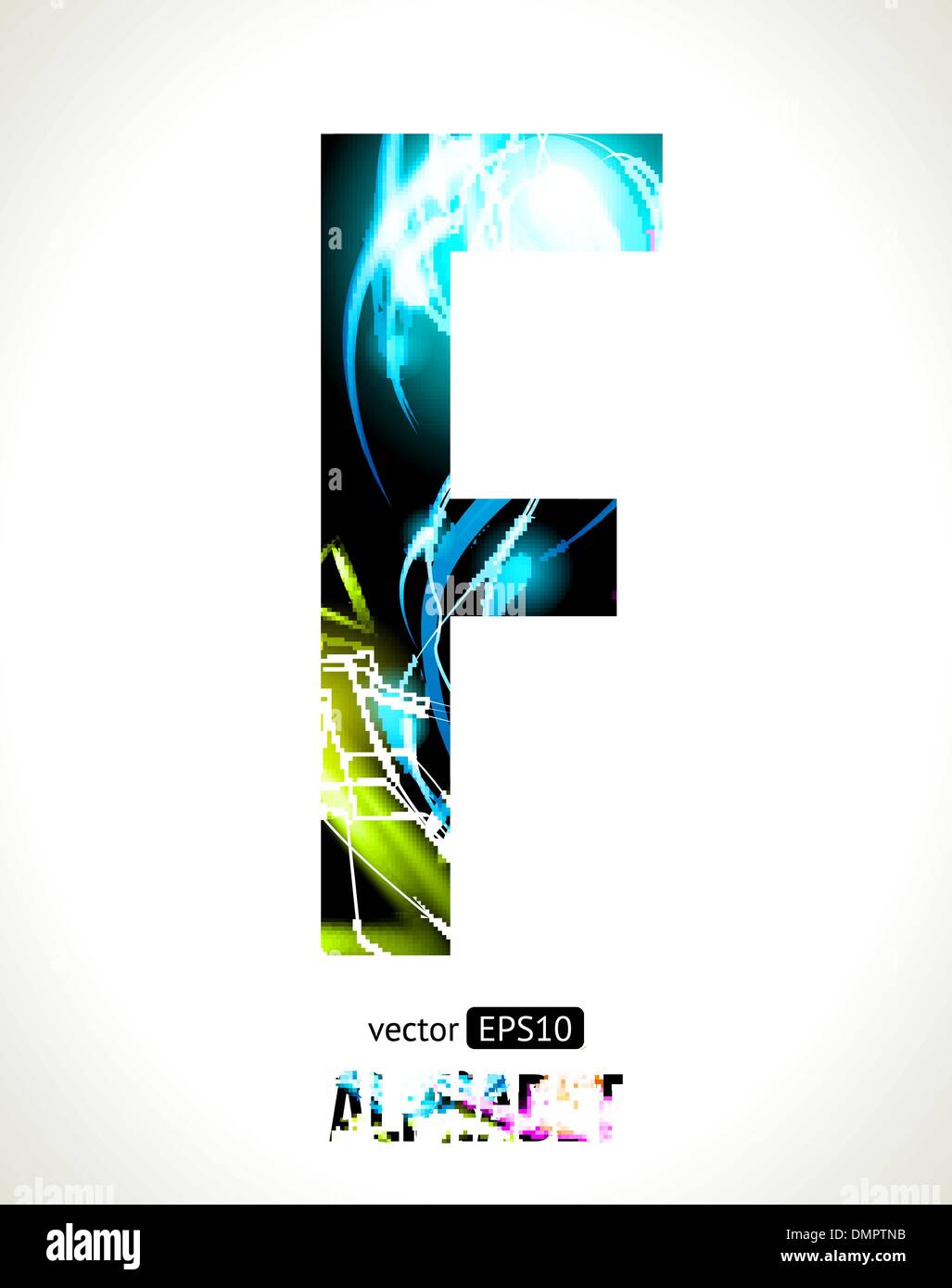 Lettre F Illustration de Vecteur