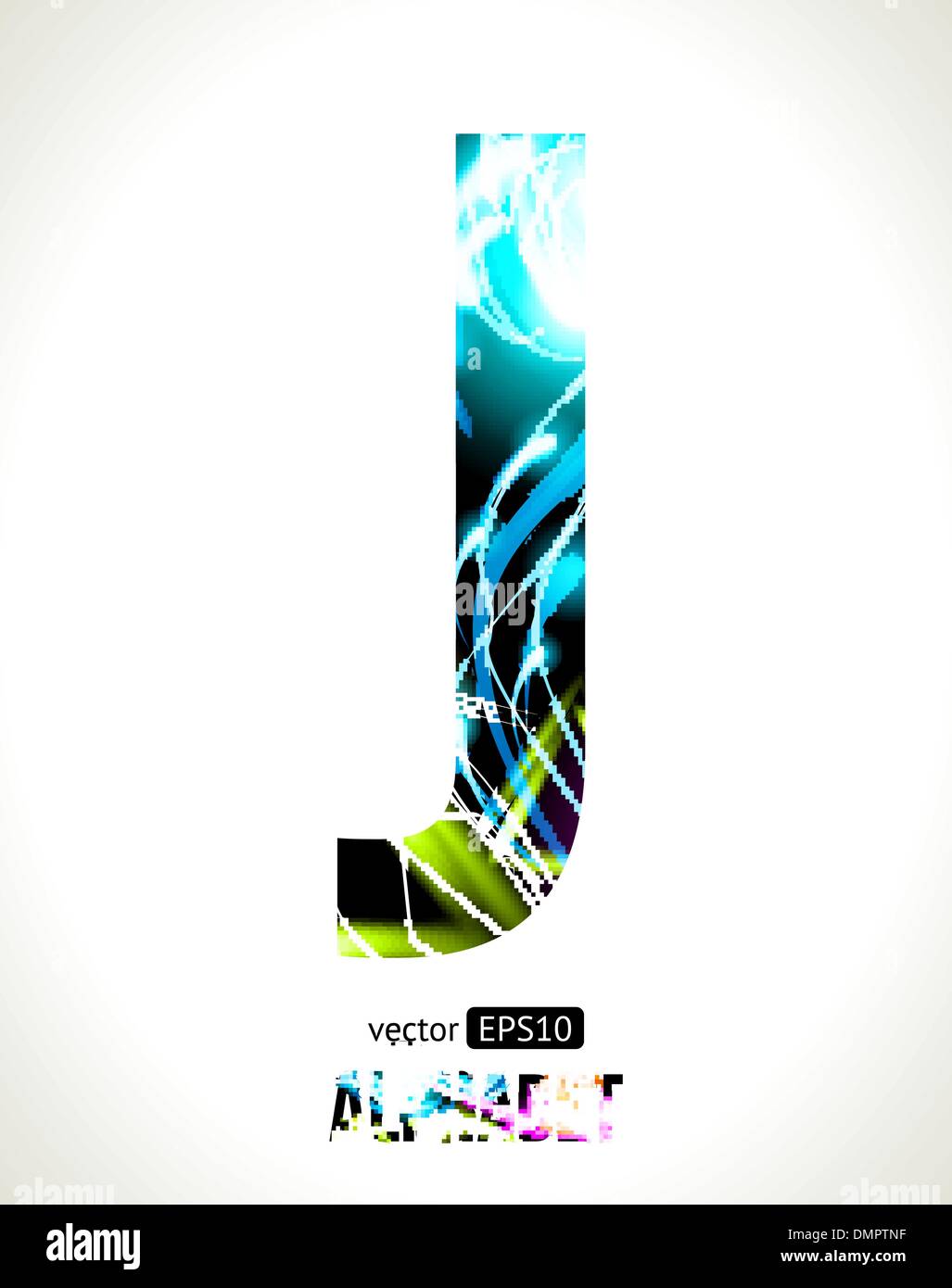 Lettre J Illustration de Vecteur