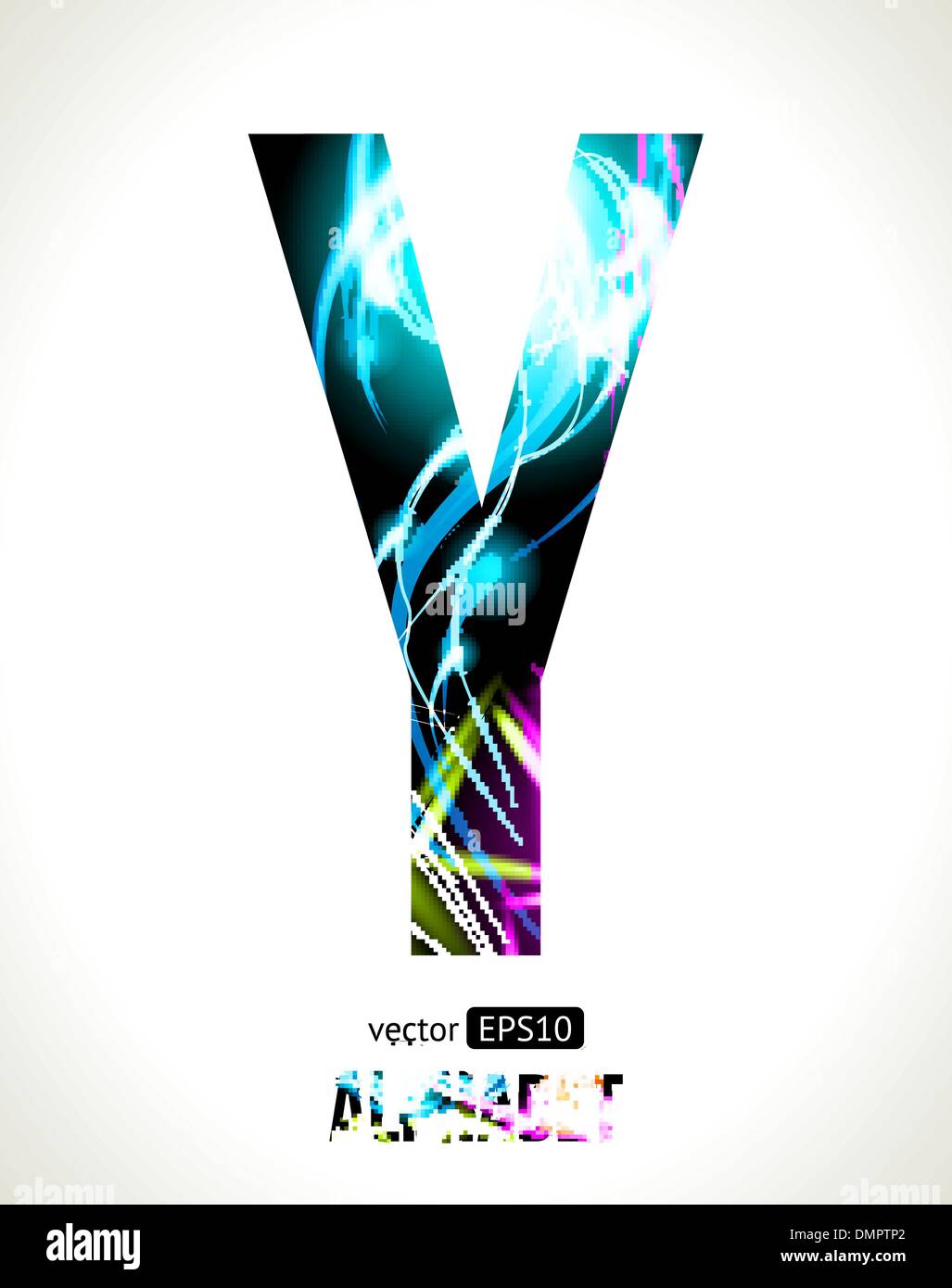 Lettre Y Illustration de Vecteur