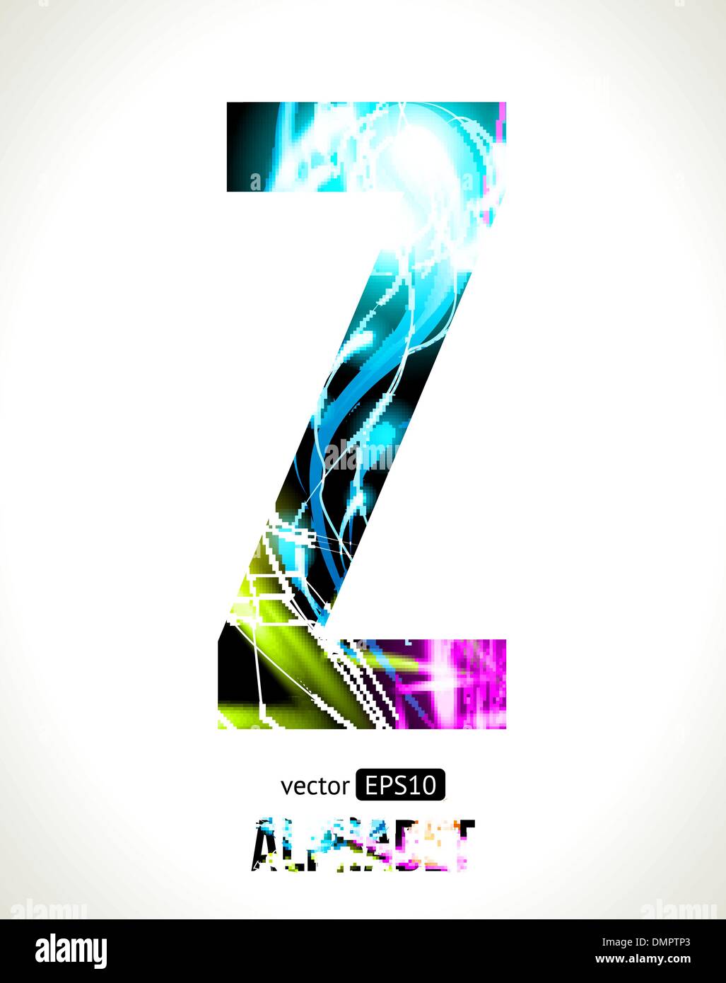 Lettre Z Illustration de Vecteur