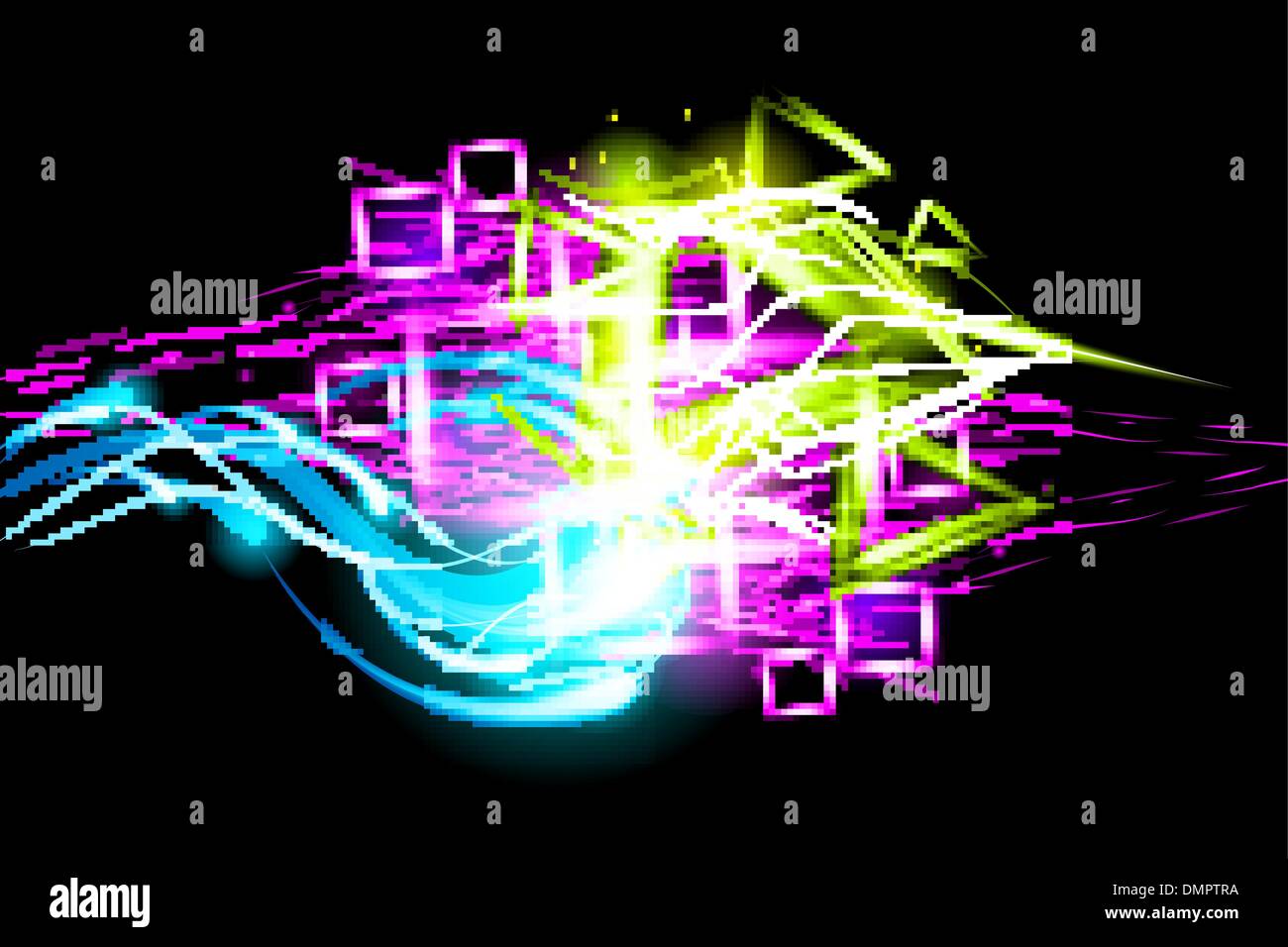 Fond Effet Lumière Illustration de Vecteur