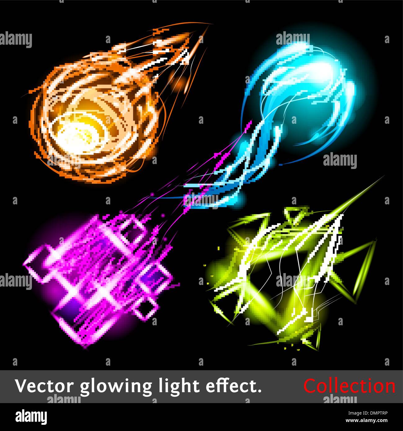 Symboles de lumière vecteur Illustration de Vecteur