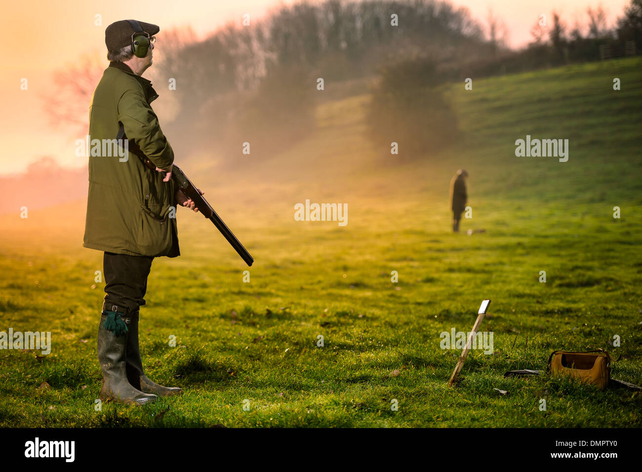 Parti de tir Décembre Banque D'Images
