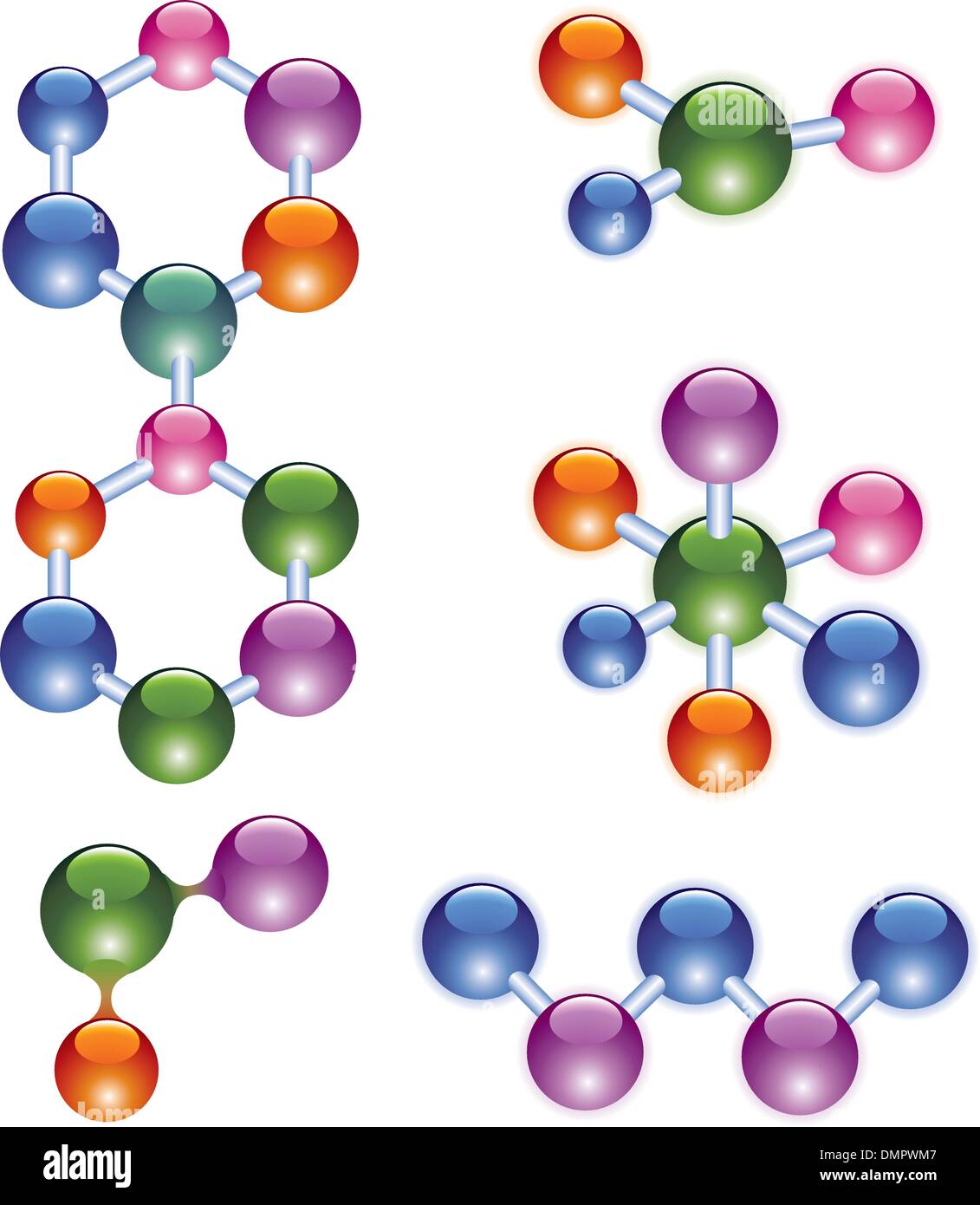 Molécule de vecteur Illustration de Vecteur