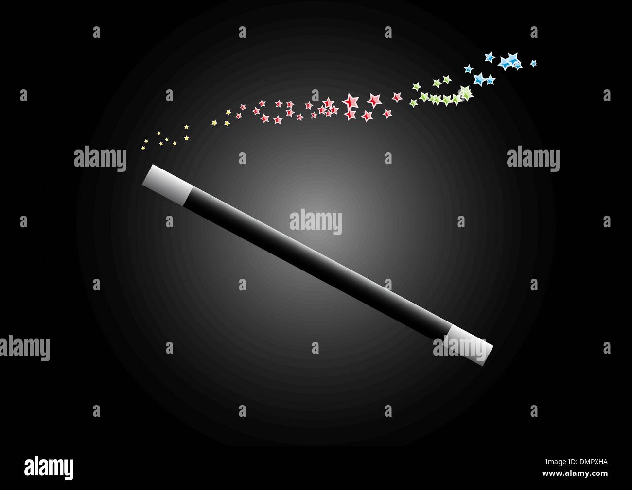 Baguette magique Illustration de Vecteur