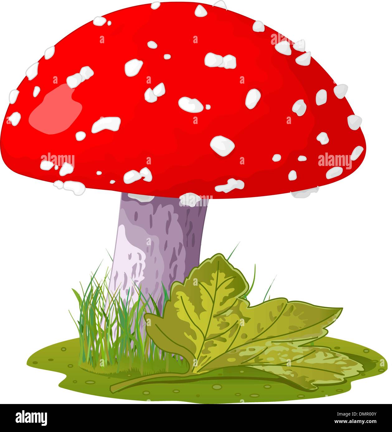 Amanita Illustration de Vecteur