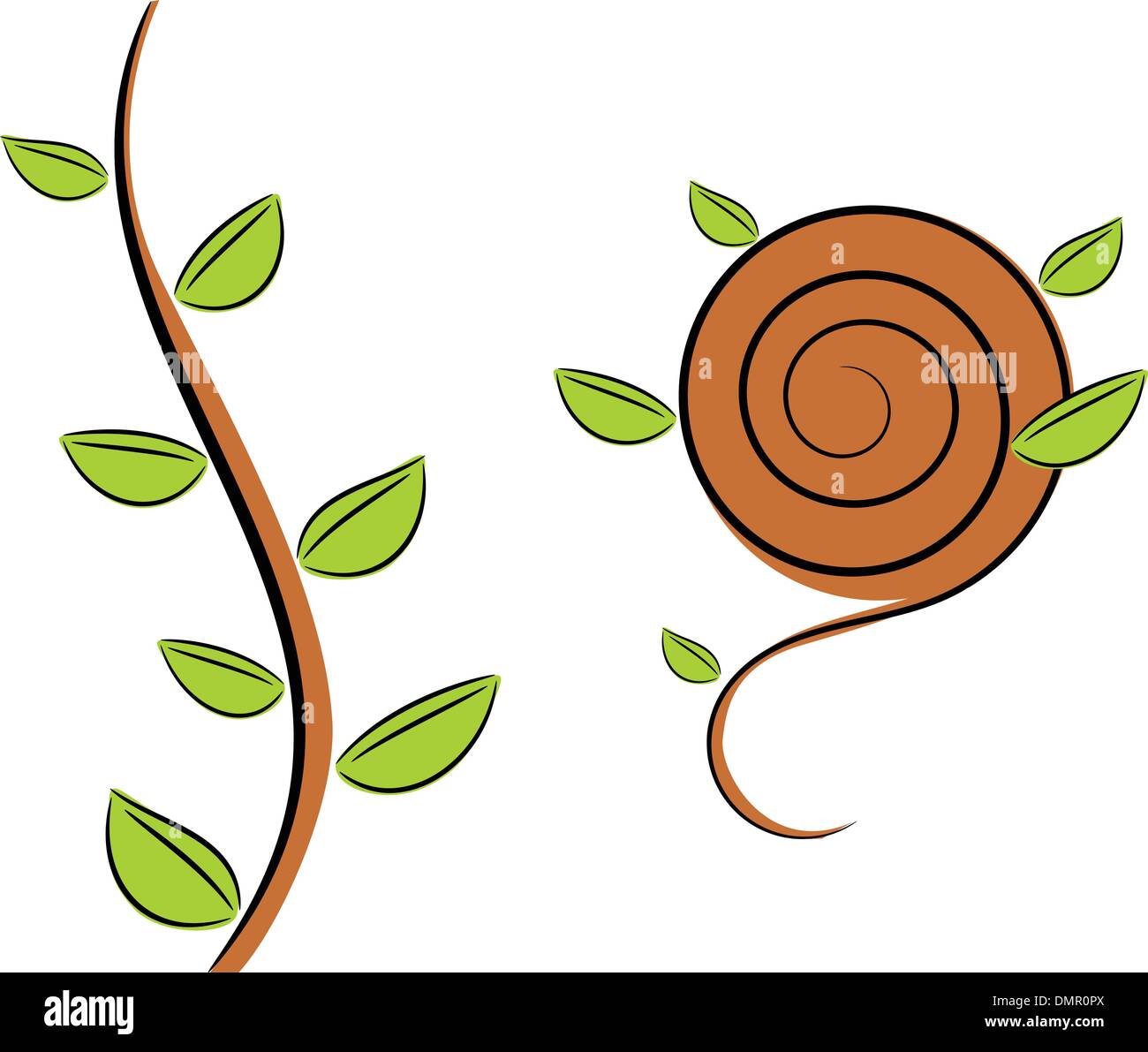 Symbole de l'arbre nature illustration Illustration de Vecteur