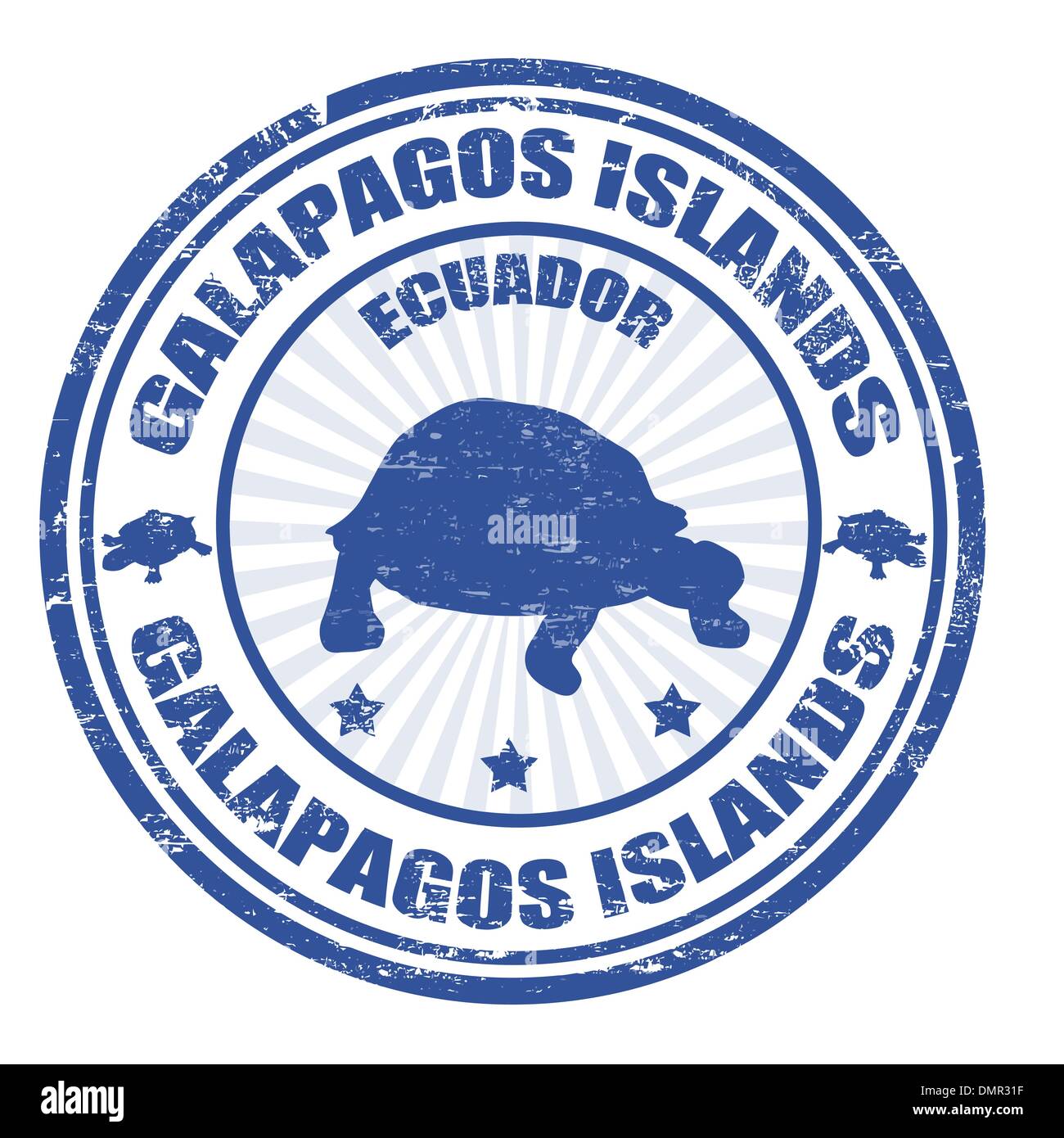 Îles Galápagos stamp Illustration de Vecteur