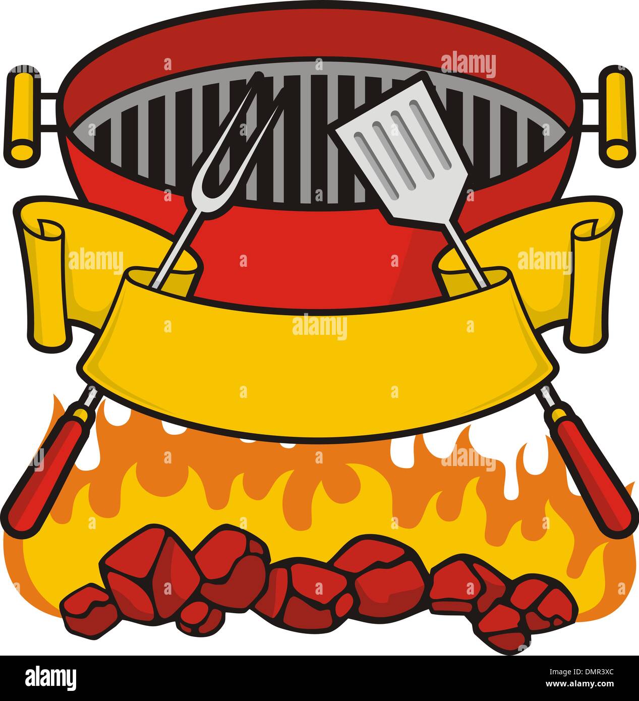 Barbecue-grill Illustration de Vecteur