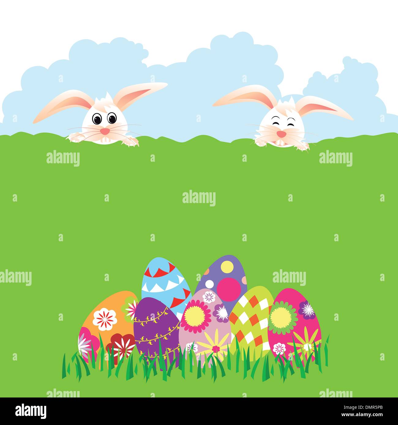 Vacances de Pâques Printemps wallpaper Illustration de Vecteur