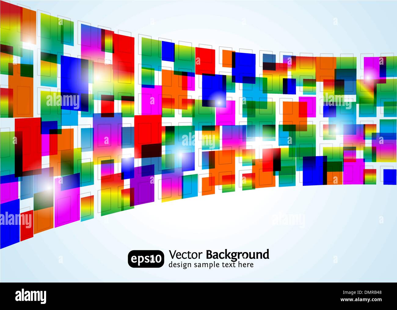 Abstract colorful background. Vector design rectangle Illustration de Vecteur