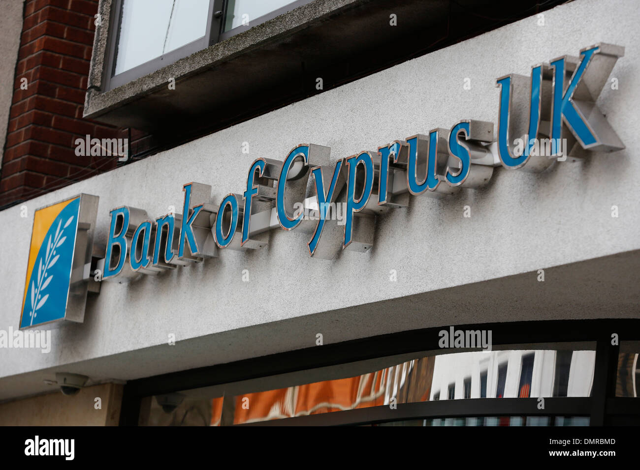 Une succursale de la Banque de Chypre dans le centre de Londres Banque D'Images